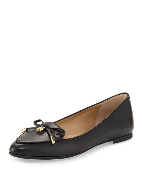 michael kors flat shoes black